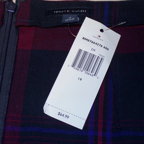 NWT Tommy Hilfiger Plaid Skirt - Picture 4 of 4